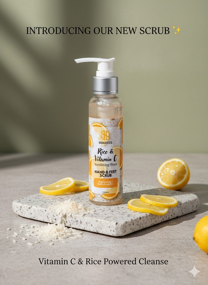 Vitamin C + Rice Foot & Hand Scrub