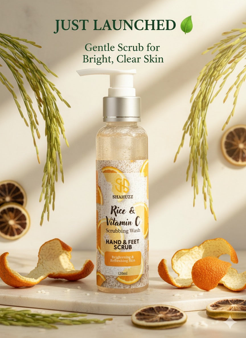 Vitamin C + Rice Foot & Hand Scrub