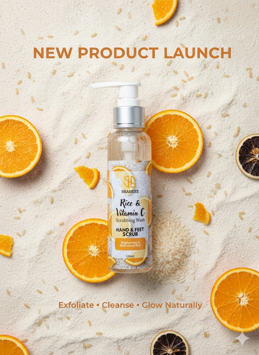 Vitamin C + Rice Foot & Hand Scrub