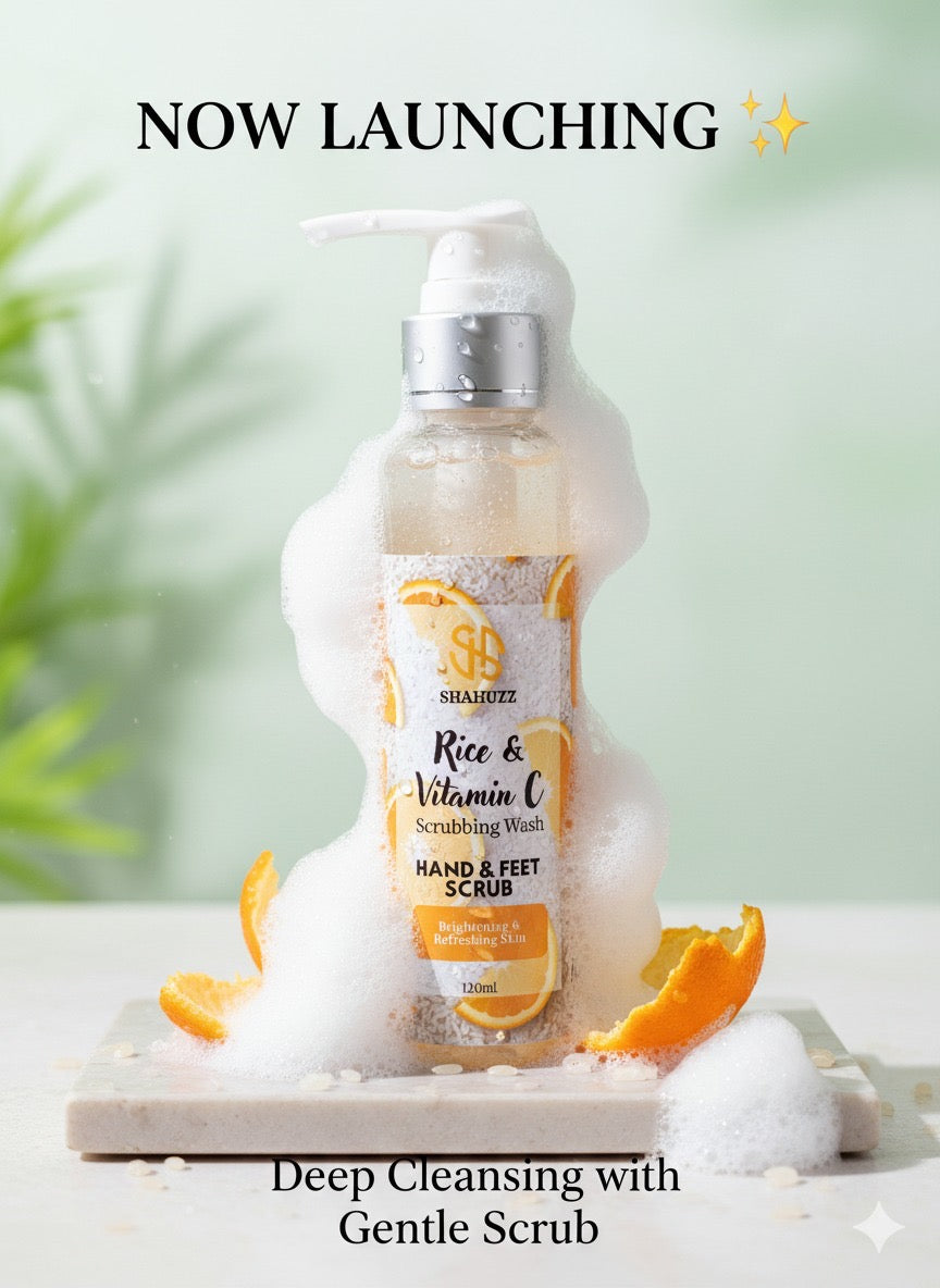 Vitamin C + Rice Foot & Hand Scrub