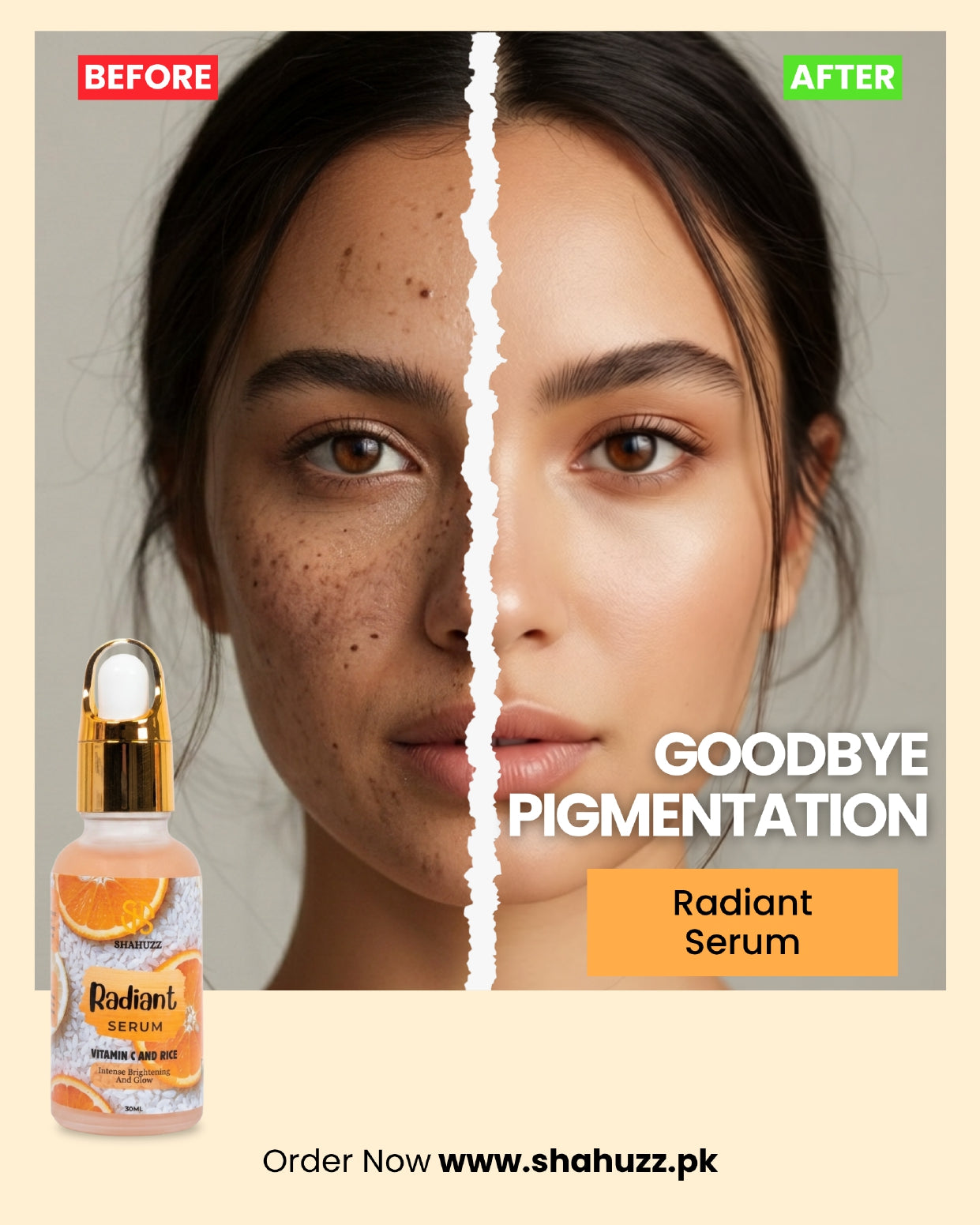 Vitamin C + Rice serum