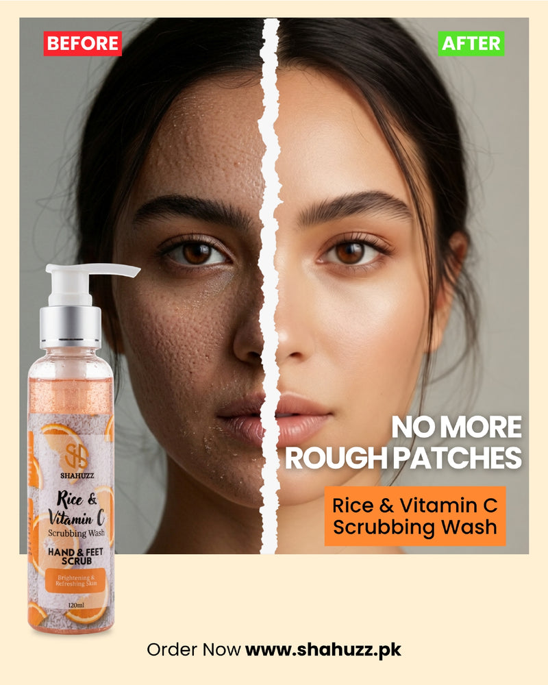 Vitamin C + Rice Foot & Hand Scrub