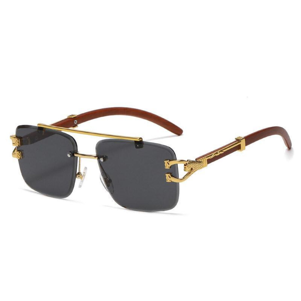 Golden Wood Glasses
